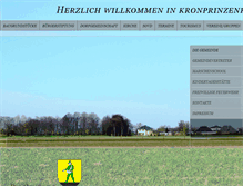 Tablet Screenshot of kronprinzenkoog.de